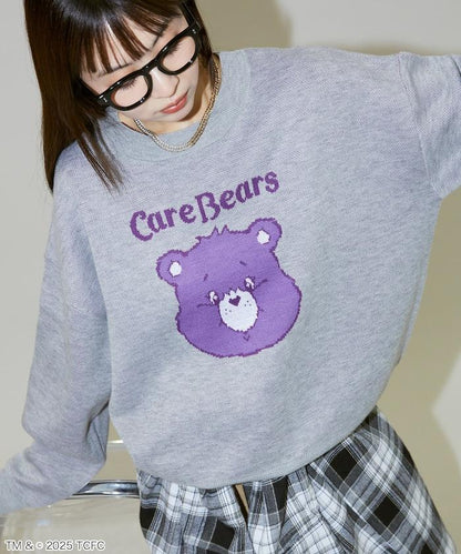 CareBears(TM)/ケアベア(TM) 臉部提花針織衫
