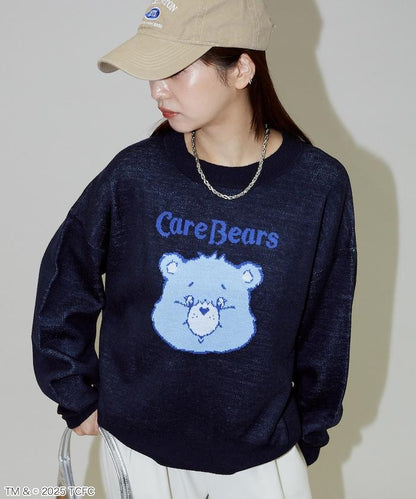 CareBears(TM)/ケアベア(TM) 臉部提花針織衫