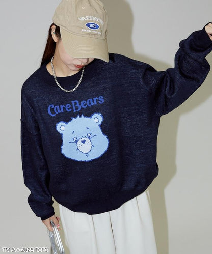 CareBears(TM)/ケアベア(TM) 臉部提花針織衫