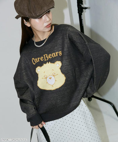 CareBears(TM)/ケアベア(TM) 臉部提花針織衫