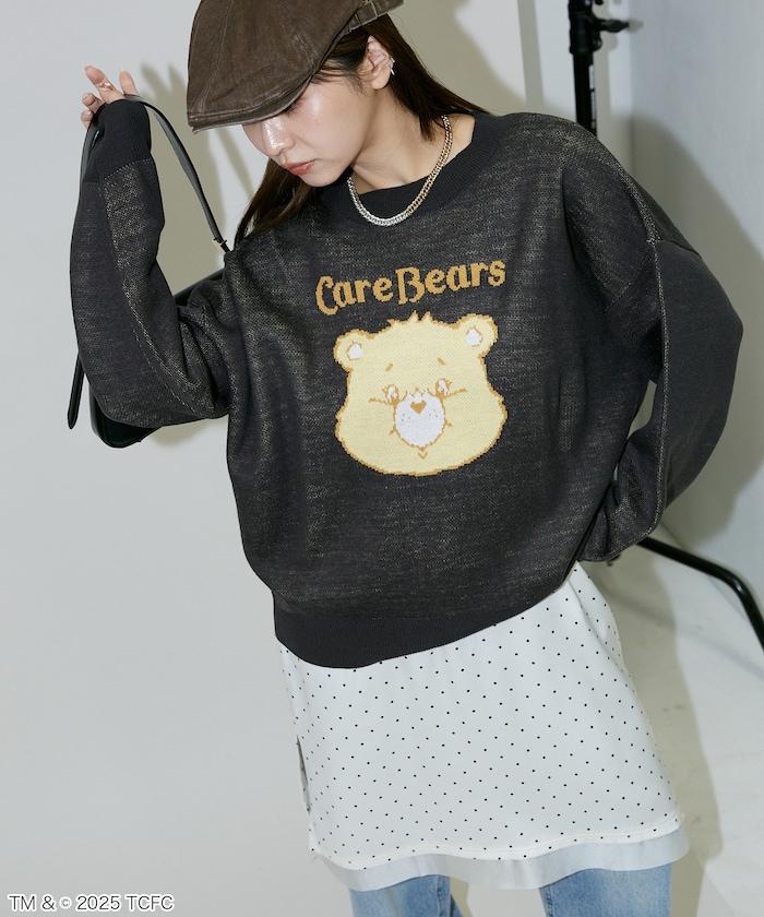 CareBears(TM)/ケアベア(TM) 臉部提花針織衫