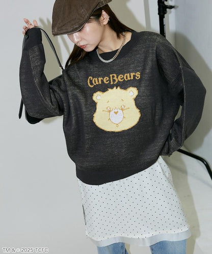 CareBears(TM)/ケアベア(TM) 臉部提花針織衫