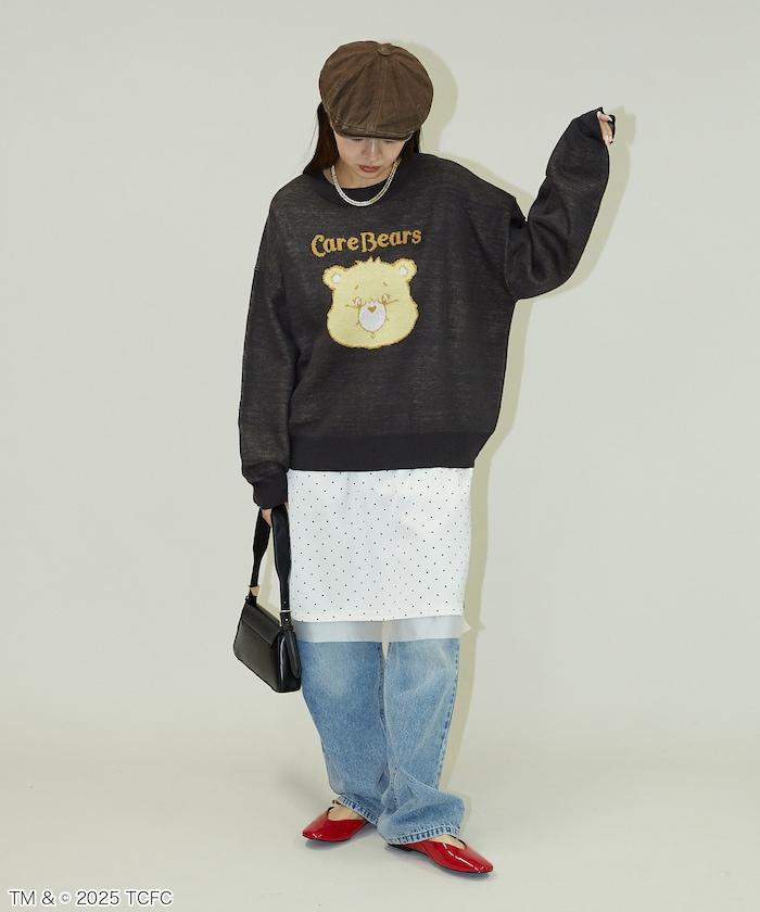 CareBears(TM)/ケアベア(TM) 臉部提花針織衫