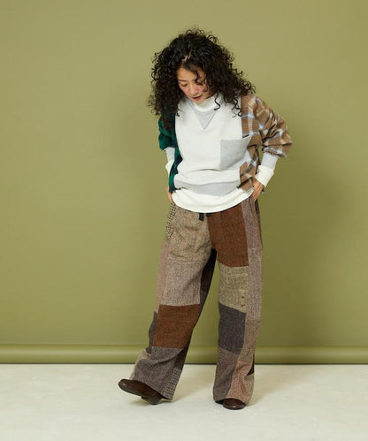 改良款粗花呢長褲