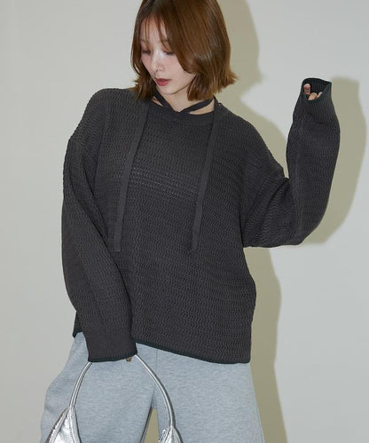 項鍊式針織衫