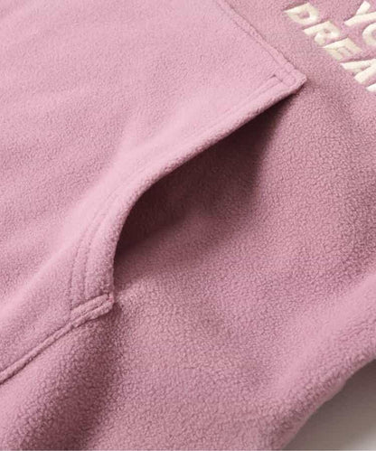 拼色連帽抓絨衛衣