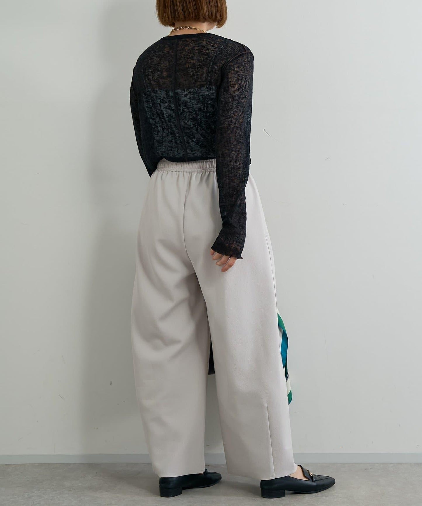 《著るだけでお灑落見え》磨毛蕾絲套頭衫