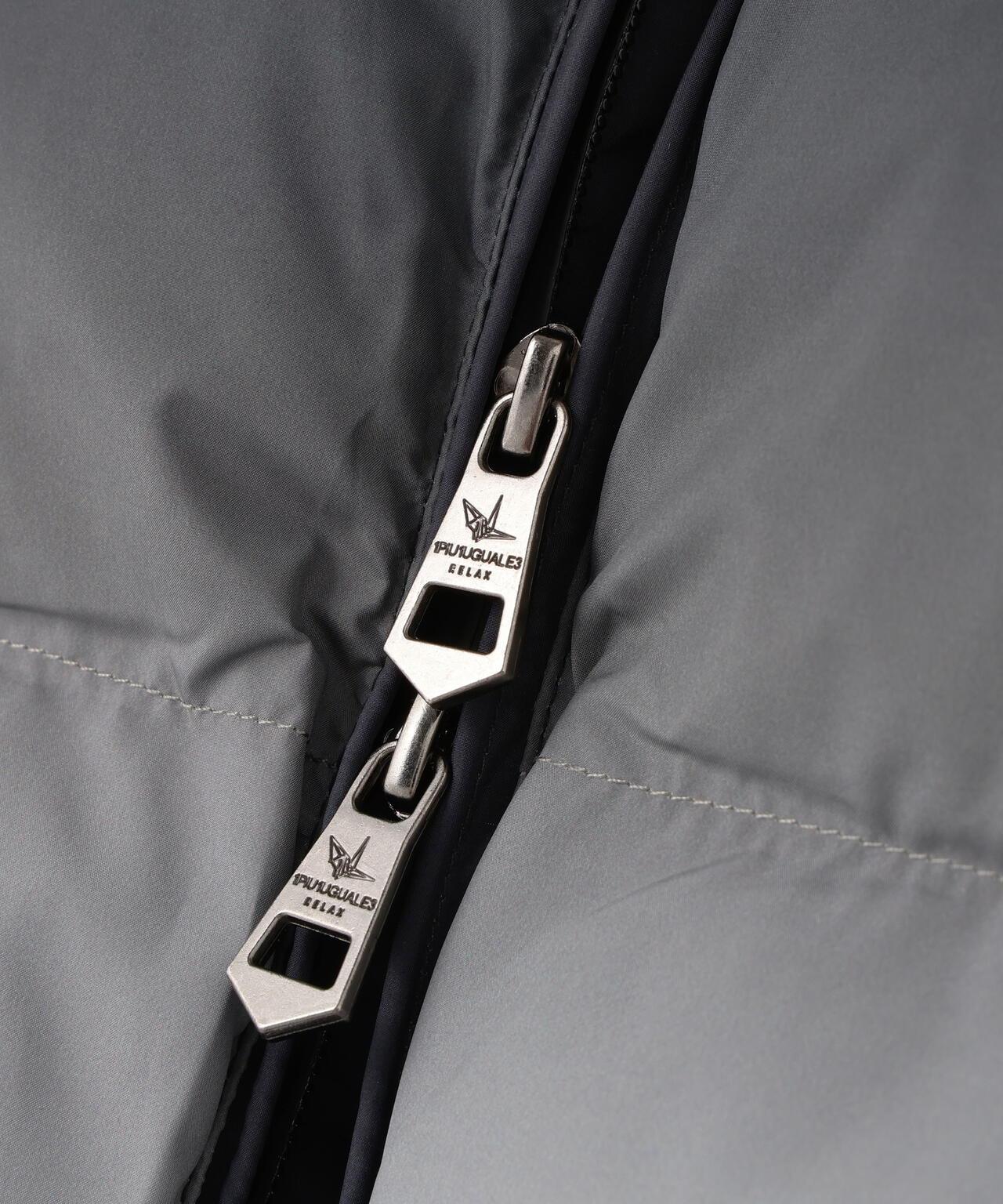 1PIU1UGUALE3 RELAX/漸變針織拼接加棉夾克