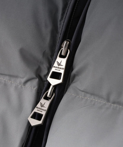 1PIU1UGUALE3 RELAX/漸變針織拼接加棉夾克