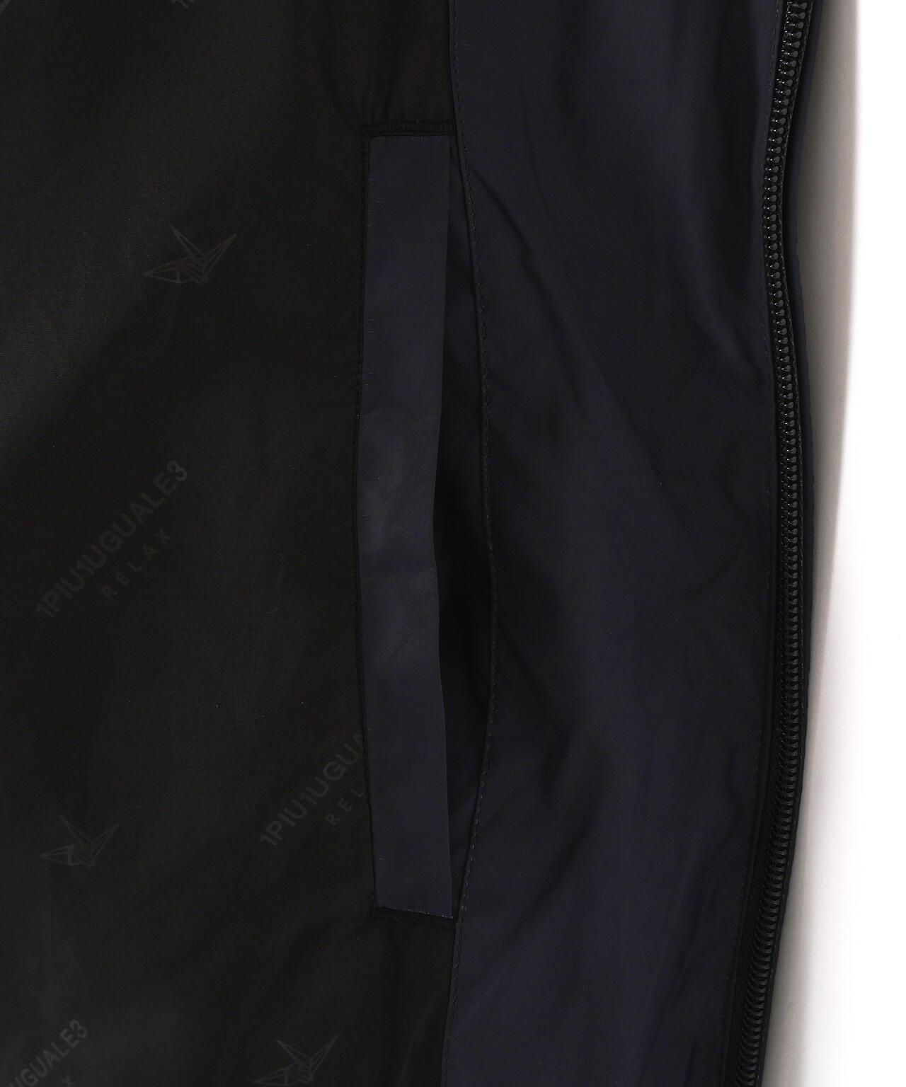 1PIU1UGUALE3 RELAX/漸變針織拼接加棉夾克