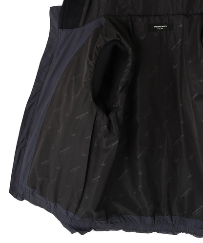 1PIU1UGUALE3 RELAX/漸變針織拼接加棉夾克