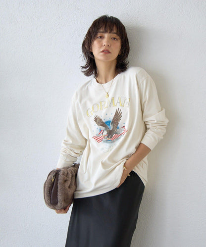 【GOOD ROCK SPEED限定】EAGLE水洗長袖T恤