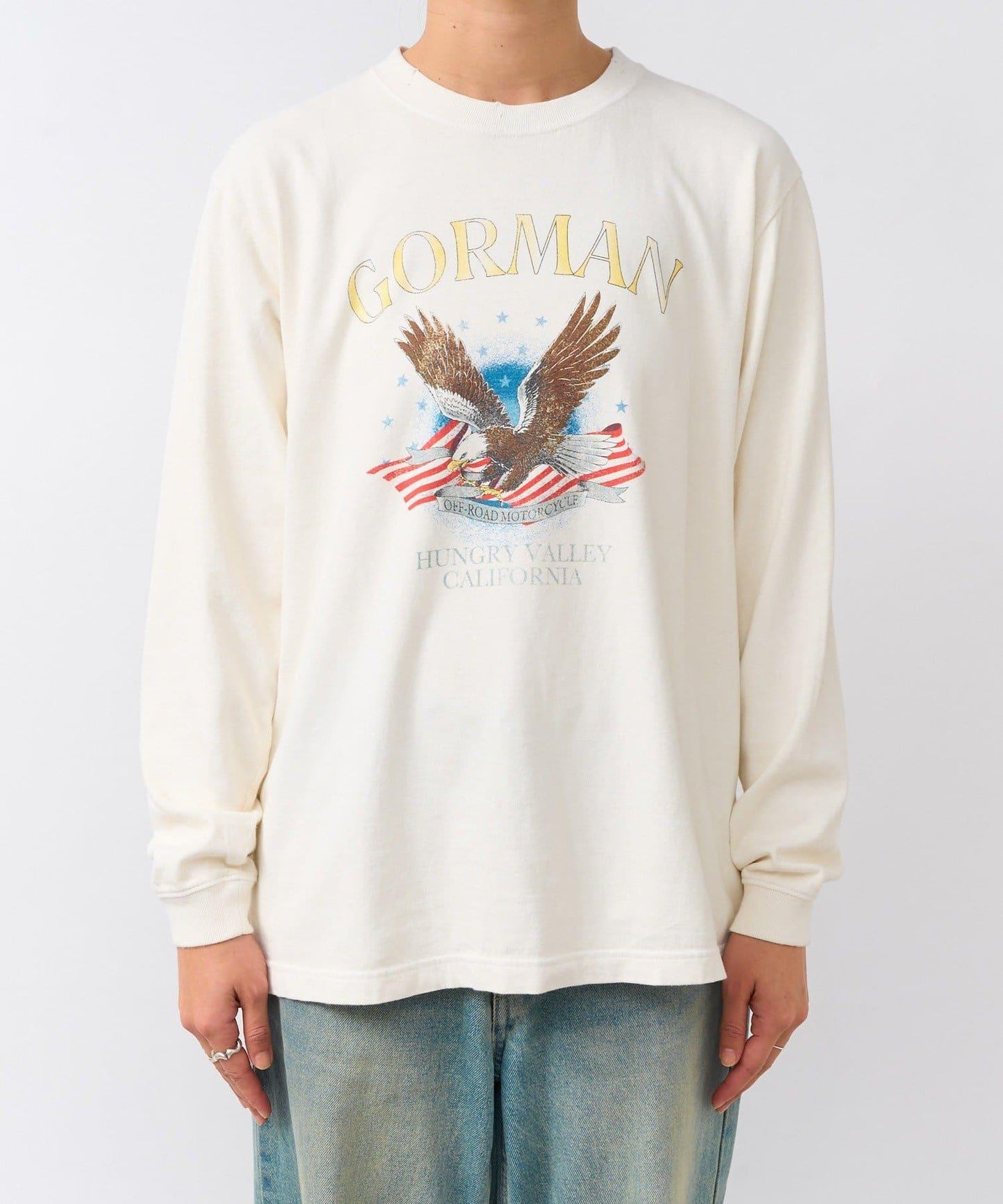 【GOOD ROCK SPEED限定】EAGLE水洗長袖T恤