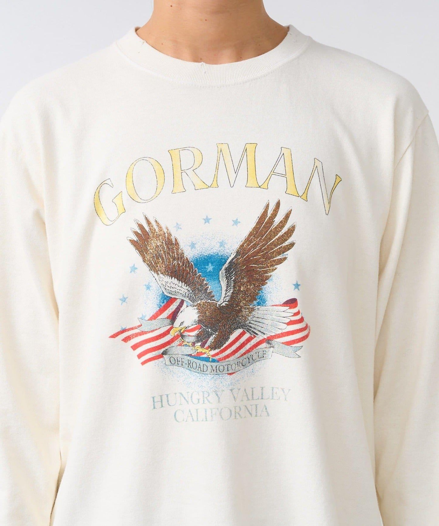 【GOOD ROCK SPEED限定】EAGLE水洗長袖T恤