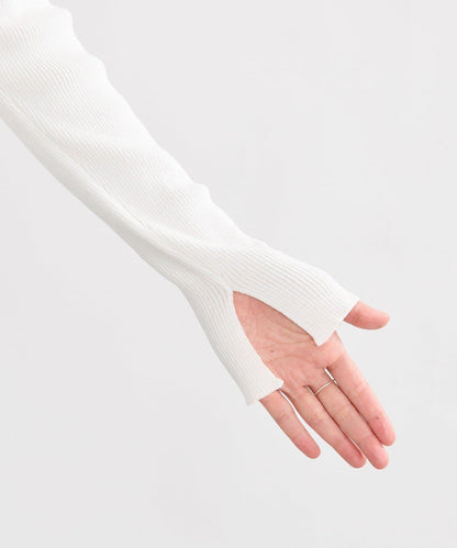 【女性感十足的休閒風】方領兩穿羅紋針織衫