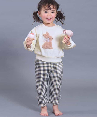 【リンク】柔軟絨毛圖案彈力衛衣家居服