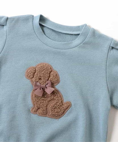 【リンク】柔軟絨毛圖案彈力衛衣家居服