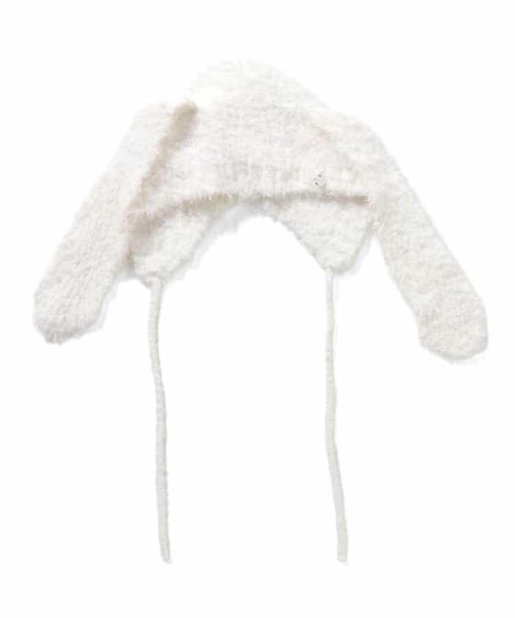 兔耳朵針織帽