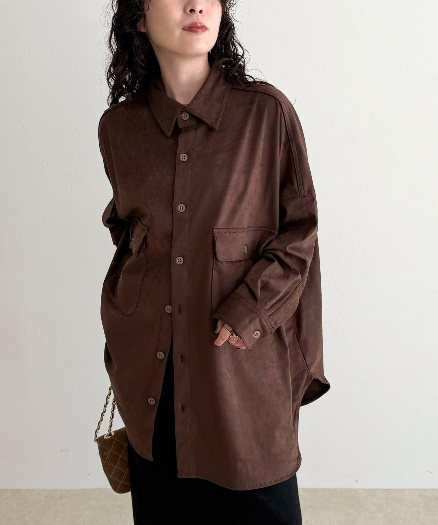 【LANCER CLOTHING CORPORATION】寬鬆麂皮絨襯衫