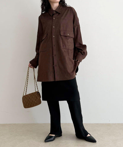 【LANCER CLOTHING CORPORATION】寬鬆麂皮絨襯衫