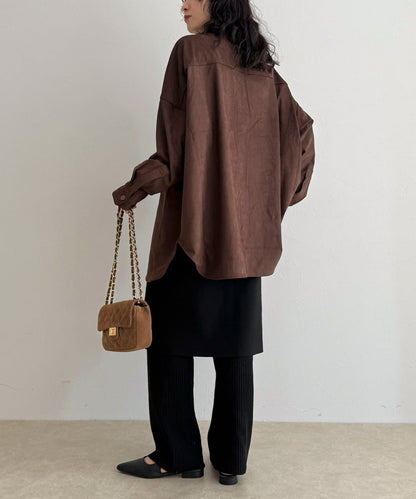 【LANCER CLOTHING CORPORATION】寬鬆麂皮絨襯衫