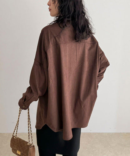 【LANCER CLOTHING CORPORATION】寬鬆麂皮絨襯衫