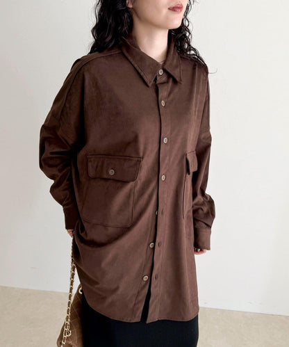 【LANCER CLOTHING CORPORATION】寬鬆麂皮絨襯衫