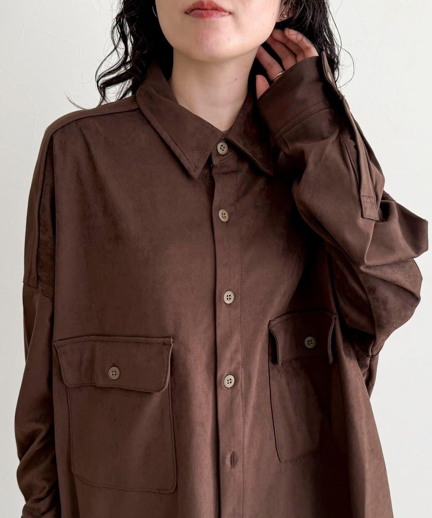 【LANCER CLOTHING CORPORATION】寬鬆麂皮絨襯衫