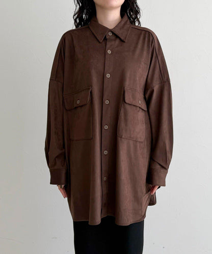 【LANCER CLOTHING CORPORATION】寬鬆麂皮絨襯衫