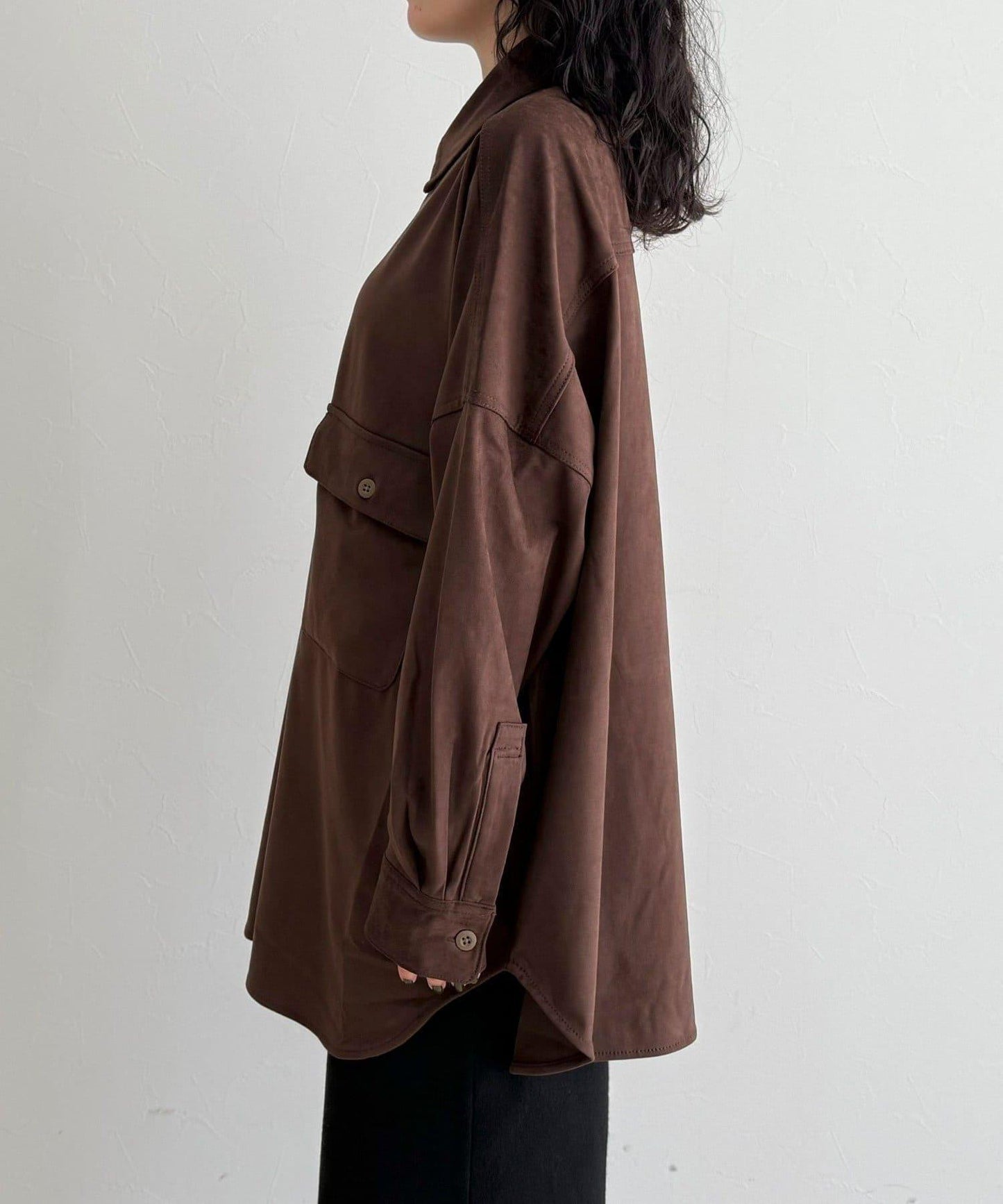 【LANCER CLOTHING CORPORATION】寬鬆麂皮絨襯衫