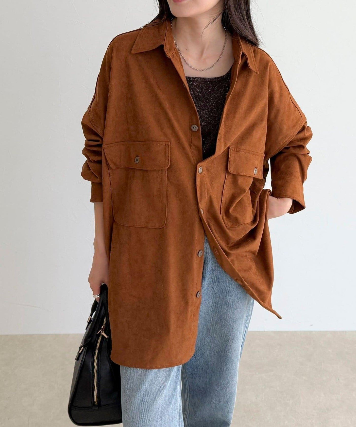 【LANCER CLOTHING CORPORATION】寬鬆麂皮絨襯衫