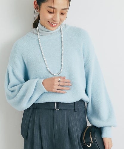 日常百搭◎仿貉子毛針織衫