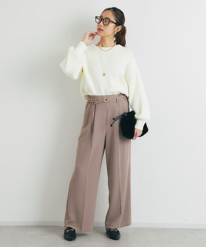 日常百搭◎仿貉子毛針織衫