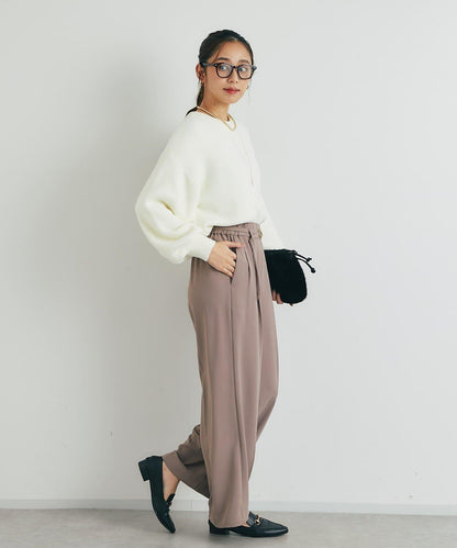 日常百搭◎仿貉子毛針織衫