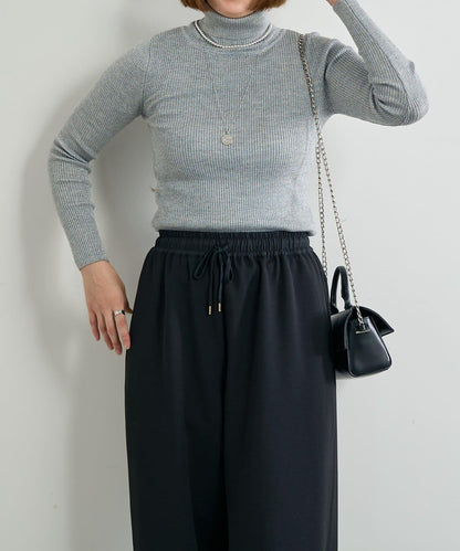 低調時尚亮片高領衫