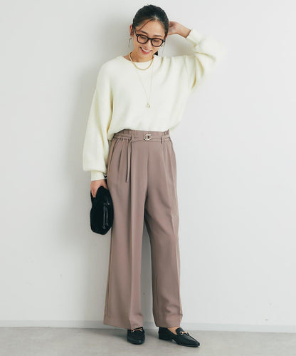 日常百搭◎仿貉子毛針織衫