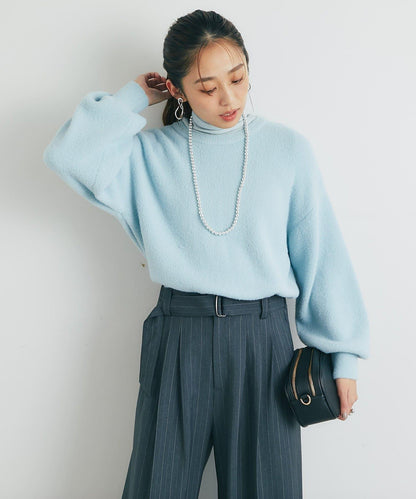 日常百搭◎仿貉子毛針織衫