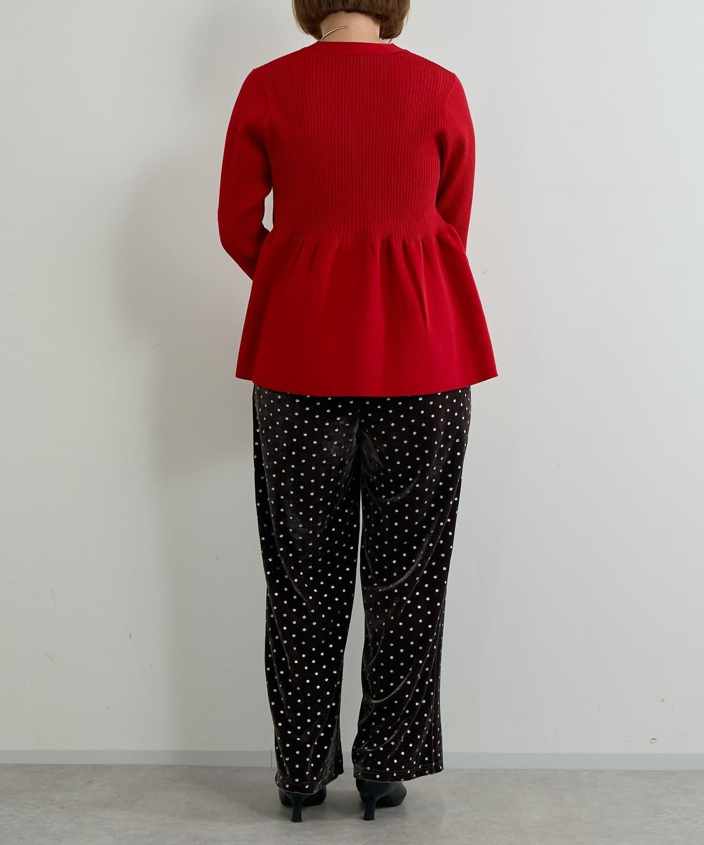 大人可愛荷葉邊針織開衫