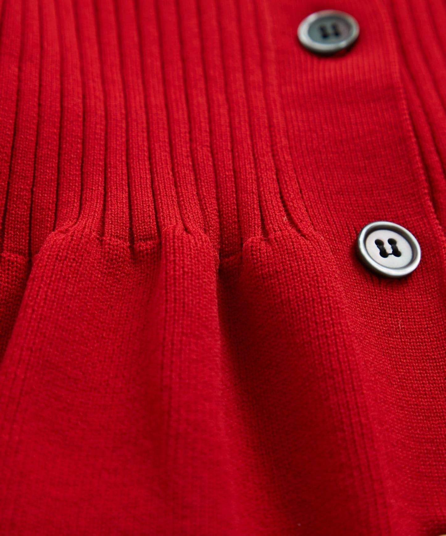 大人可愛荷葉邊針織開衫