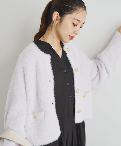 《シック&エレガントに》高腰拼接百褶連衣裙