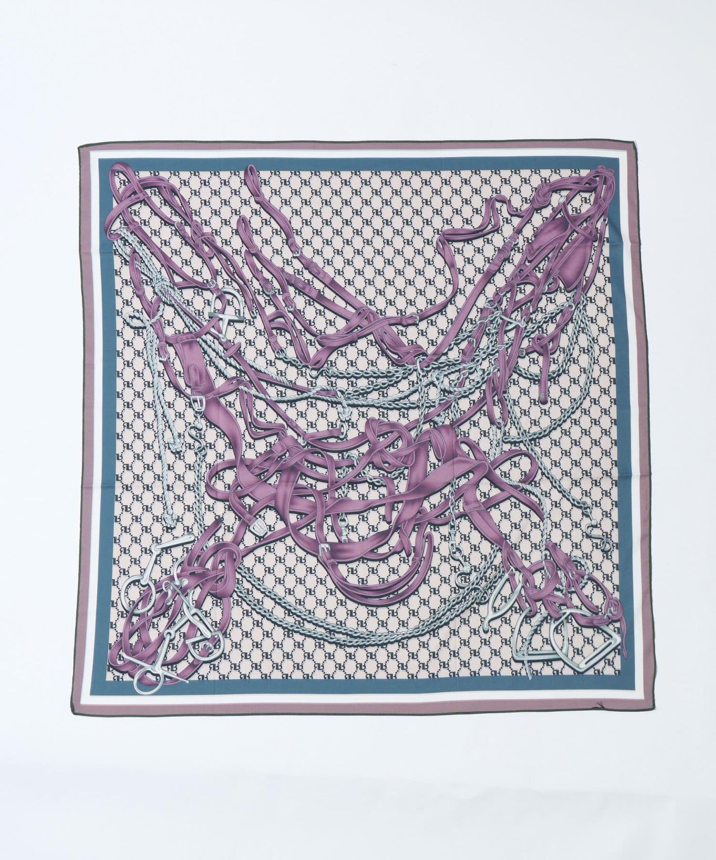 造型點睛之選 腰帶圖案雙面圍巾