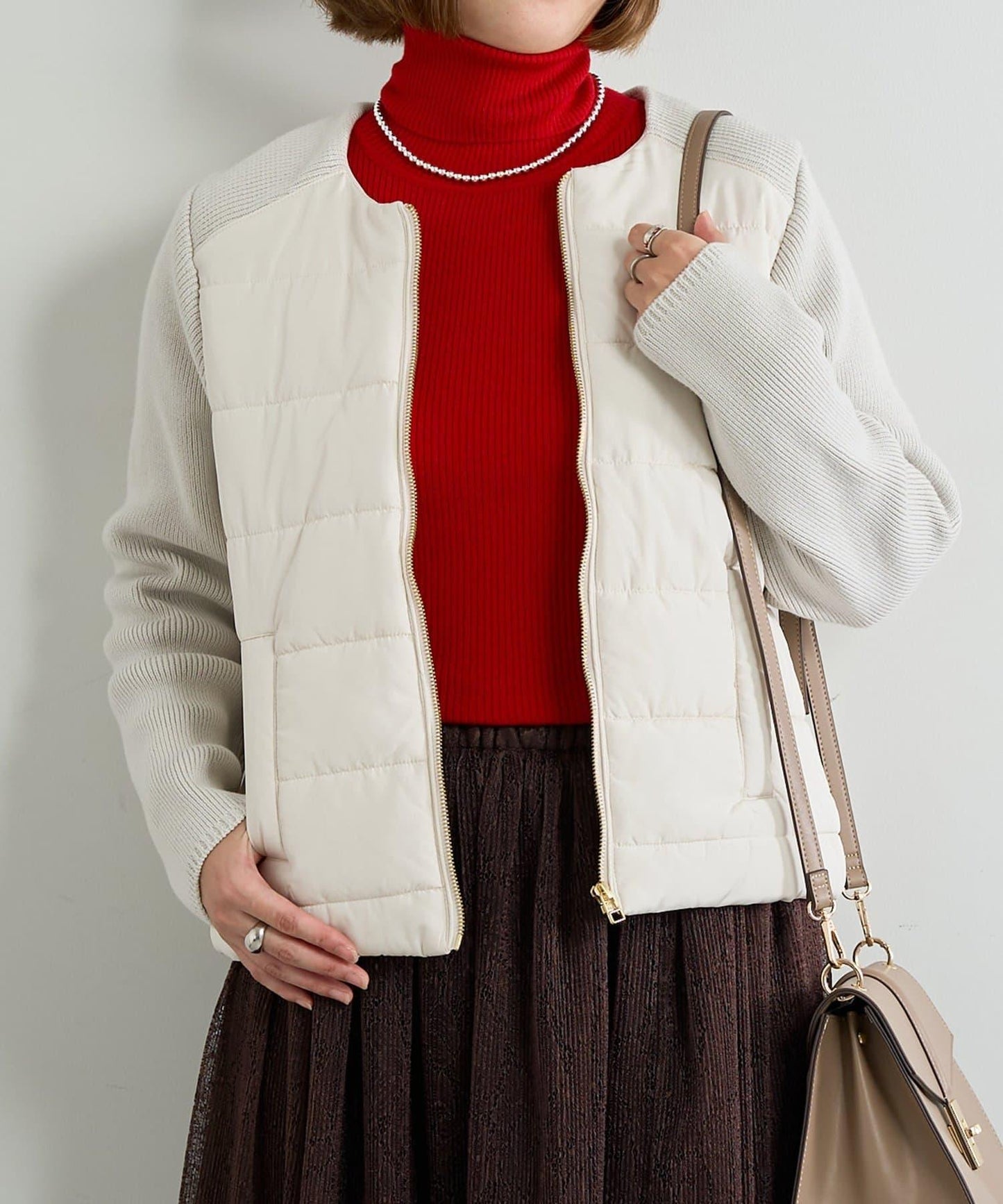 日常百搭羅紋高領衫