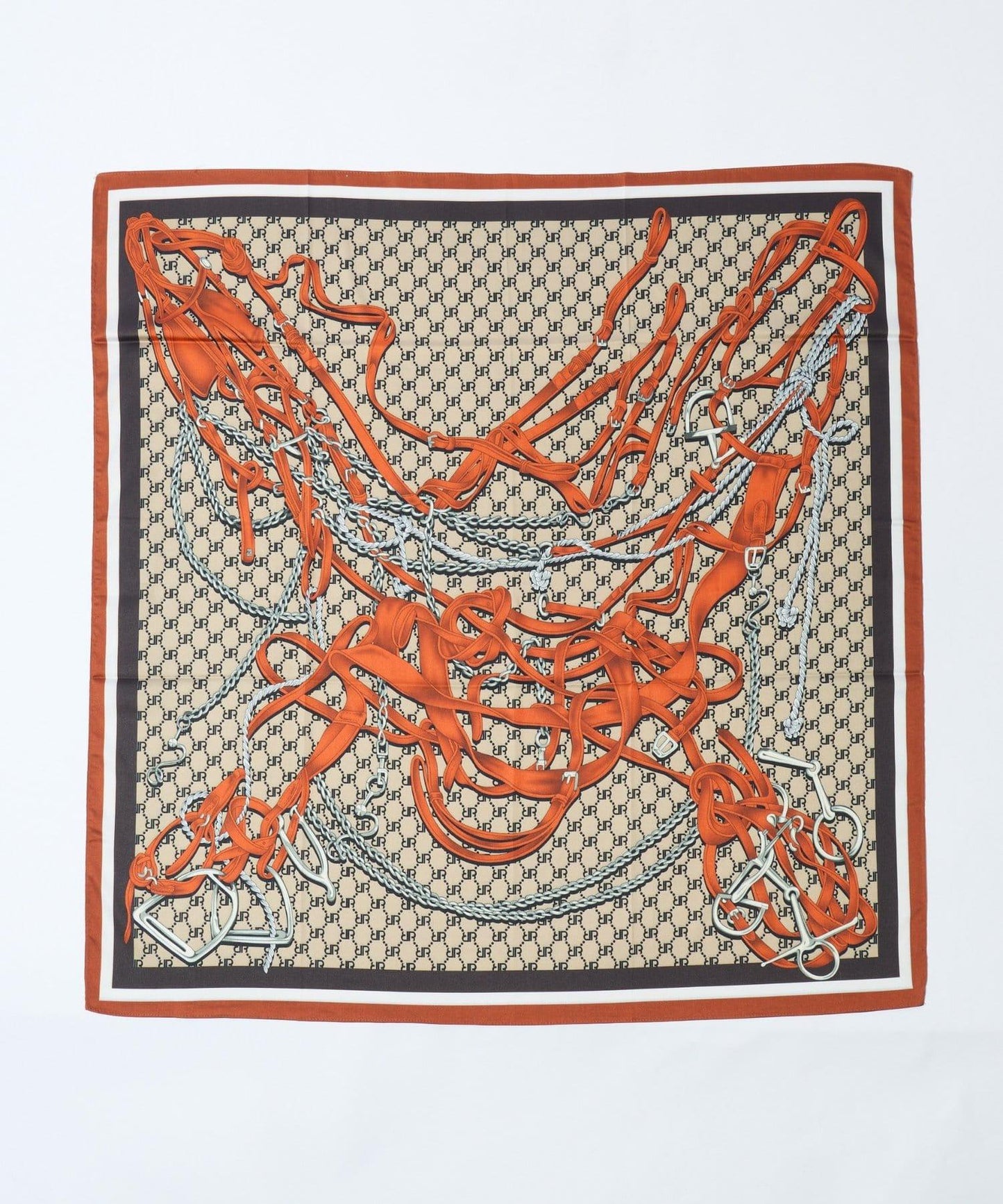 造型點睛之選 腰帶圖案雙面圍巾