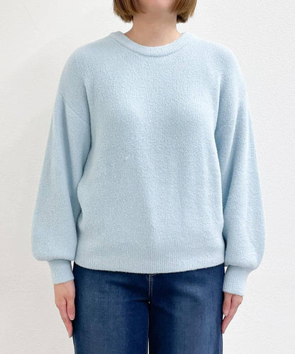 日常百搭◎仿貉子毛針織衫