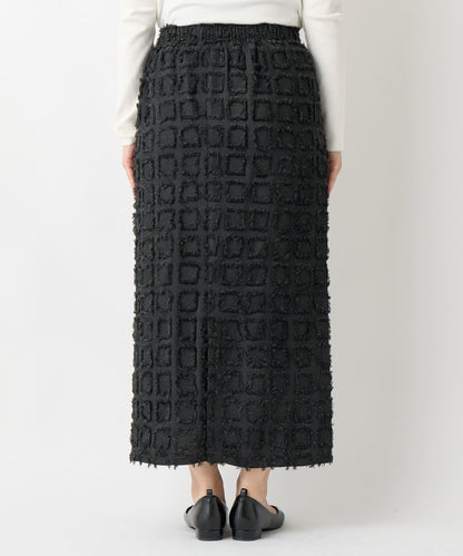 主打單品◎方格提花修身半身裙