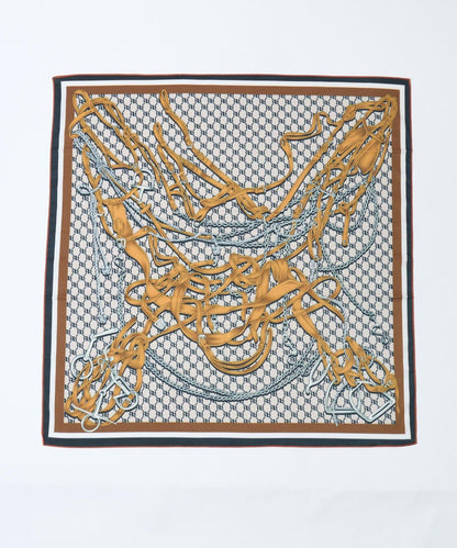 造型點睛之選 腰帶圖案雙面圍巾