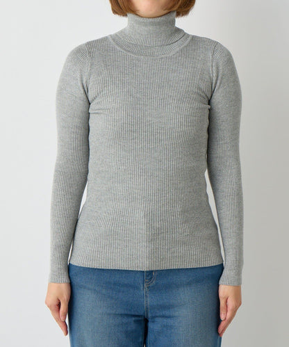 低調時尚亮片高領衫