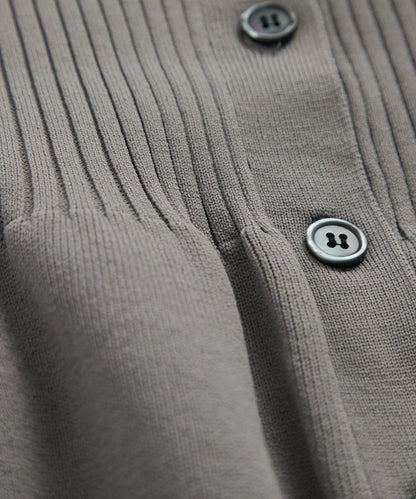 大人可愛荷葉邊針織開衫