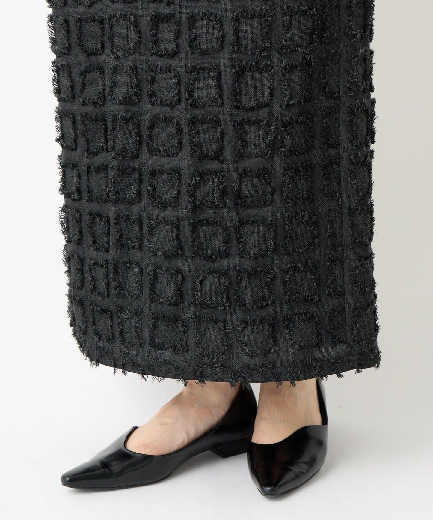 主打單品◎方格提花修身半身裙