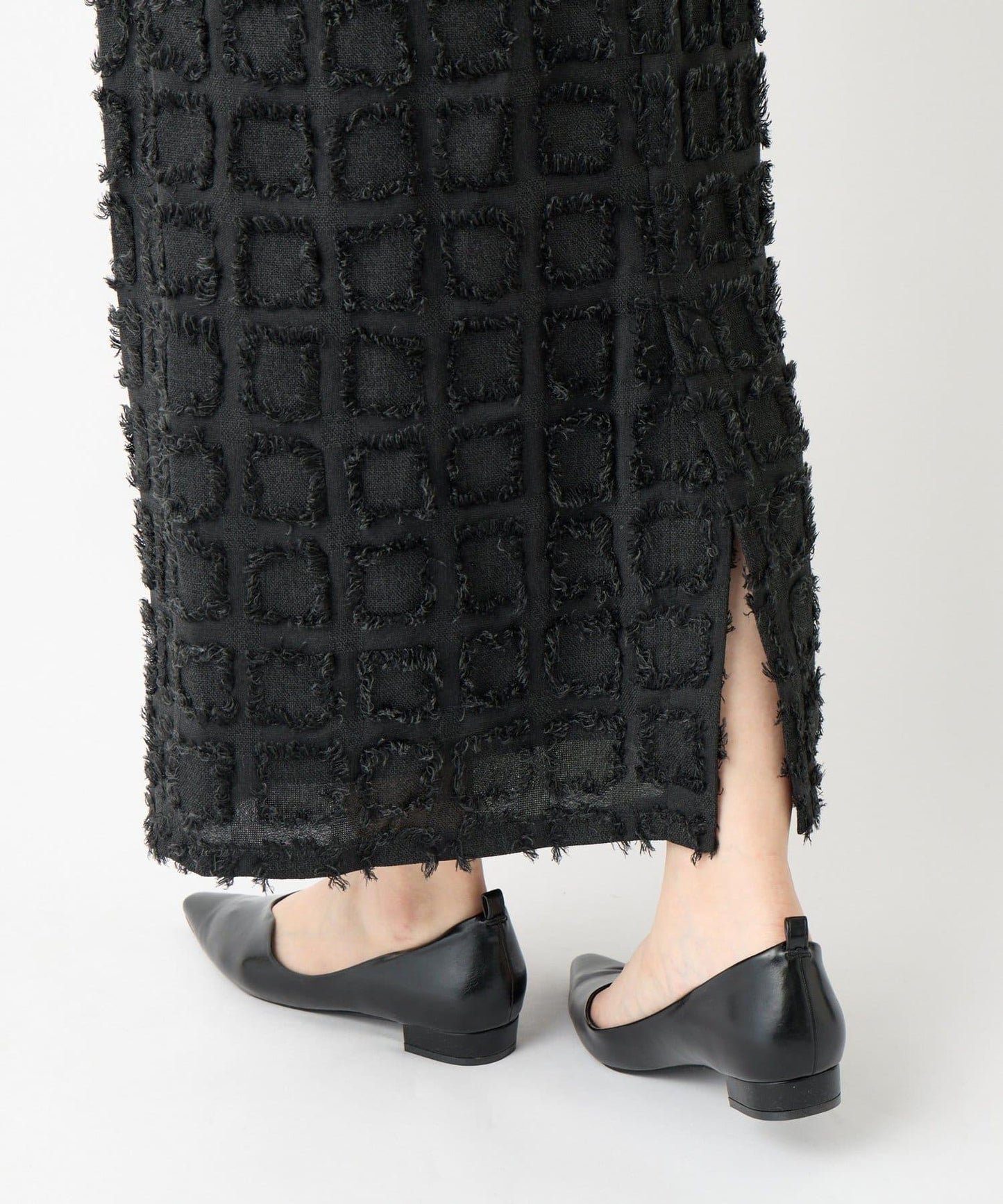 主打單品◎方格提花修身半身裙